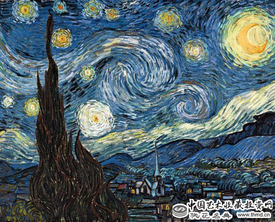 TOP10.《星夜》(The Starry Night，1889)